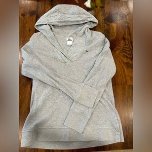 Lacoste Gray Hooded Pullover